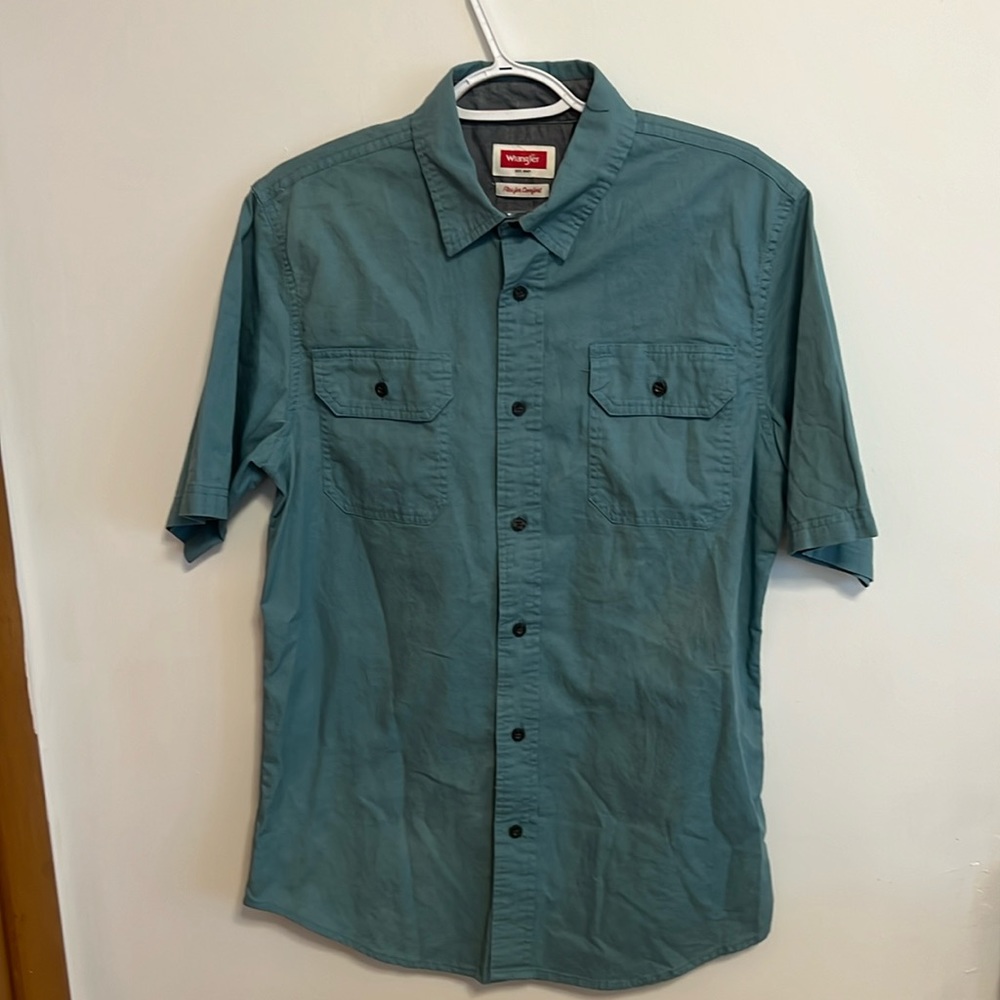 Wrangler, Short Sleeve, Button Up, Men’s Size S,